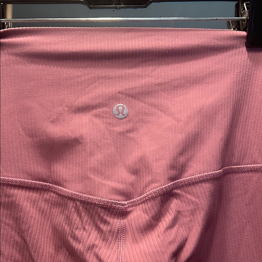 Lululemon Align Ribbed Pink Leggings